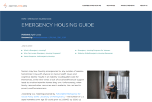 Emergency Housing Guide